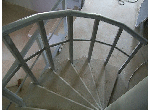 Garde corps circulaire sur escalier en colimaçon